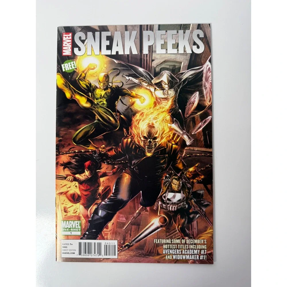 Marvel Sneak Peeks One-Shot 1 Ghost Rider Moon Knight Iron Fist Punisher 2010